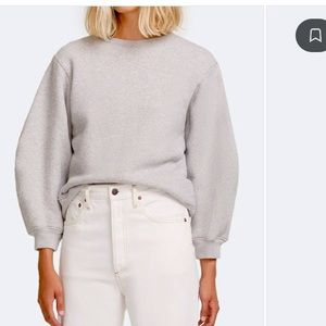NWOT Agolde Thora Balloon Sleeve Sweatshirt